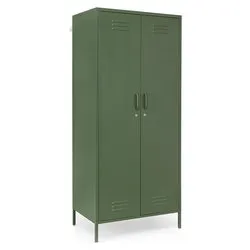 CAMBRIDGE Armadio 2 Ante battenti Verde (80cm) Mobile KIT - immagine 1