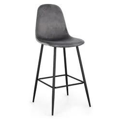 NEW IRELIA Sgabello Nero e Grigio scuro - immagine 1