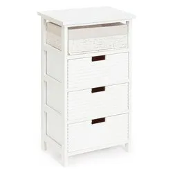 LEONIE Cassettiera 4 Cassetti Bianco (40cm) - immagine 1