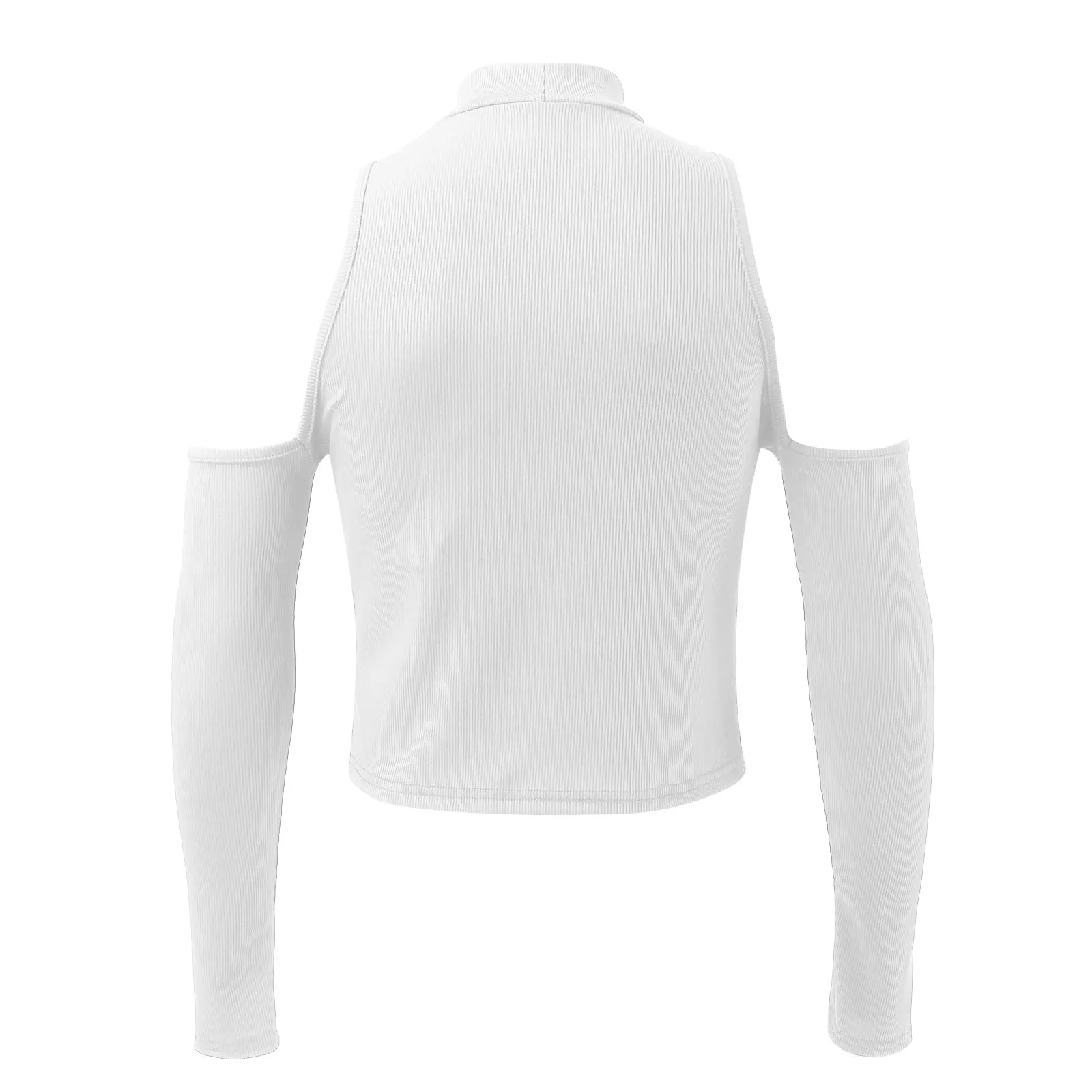 Duohropke Canottiera sportiva da uomo a collo alto, senza maniche, per palestra, sport, crop, per allenamento, bodybuilding, fitness, ascelle, estive, spiaggia, per il tempo libero, 03 bianco., M - immagine 4