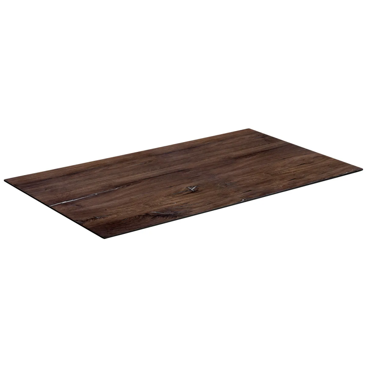 VEGA Piano da tavolo HPL da esterno Lift rettangolare; 120x80 cm (LxL); marrone scuro; rettangolare - immagine 1