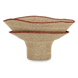Vaso fibra naturale (59x35cm) LANH Rusty 0187139 - immagine 1