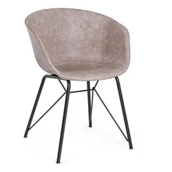 WARHOL Sedia Nero e Beige vintage - immagine 1