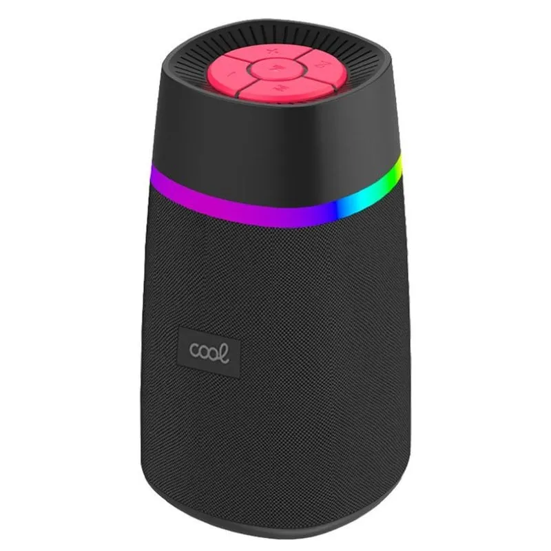 Altoparlante Bluetooth portatile Cool Gradient TWS da 10 W rosso/nero - immagine 1