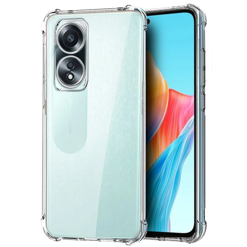 Fantastica custodia antishock trasparente per Oppo A58 4G - immagine 1