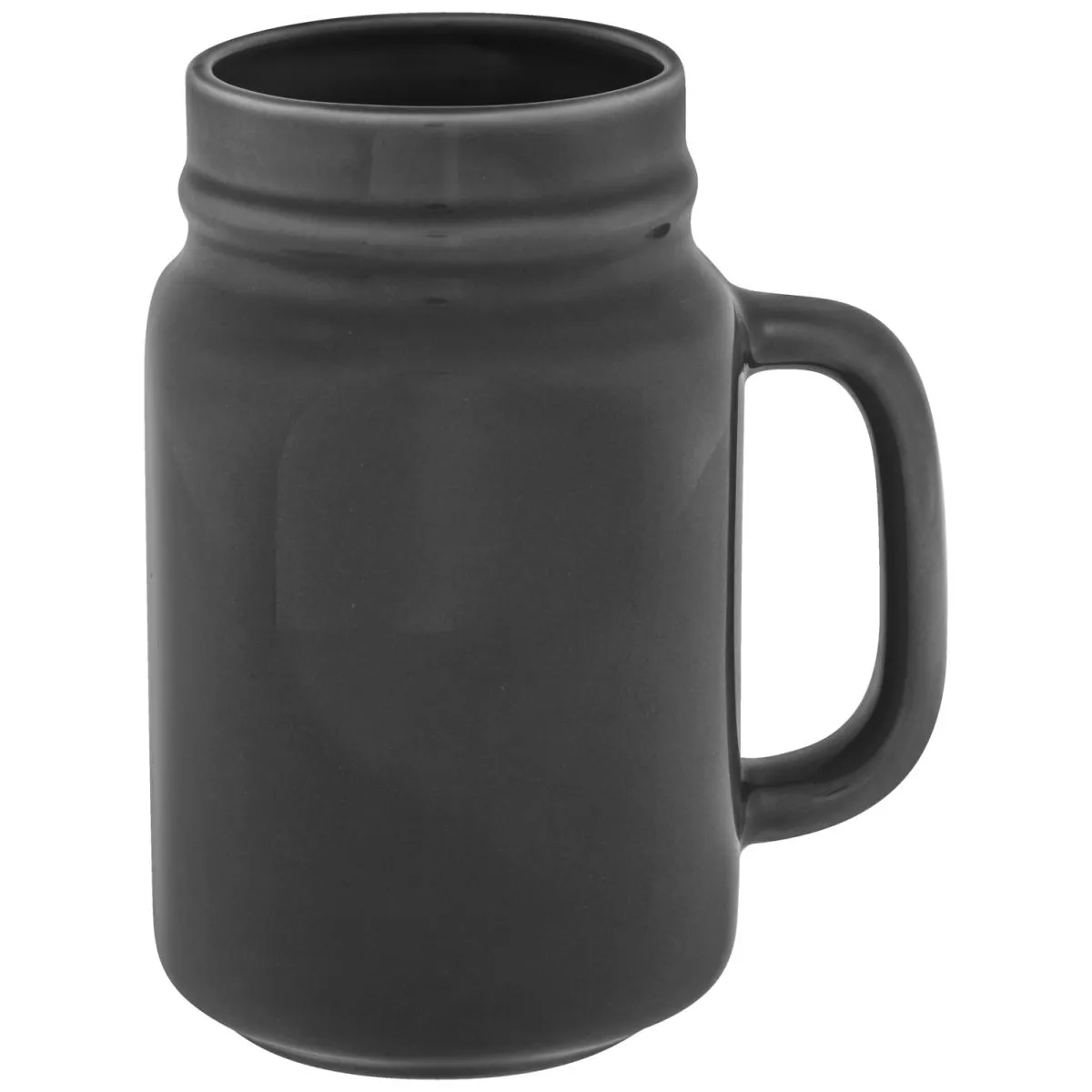 6x PULSIVA Tazze con manico Liv; 480 ml, 8.3x13.2 cm (ØxH); grigio; 6 pz. / Pacco - immagine 1