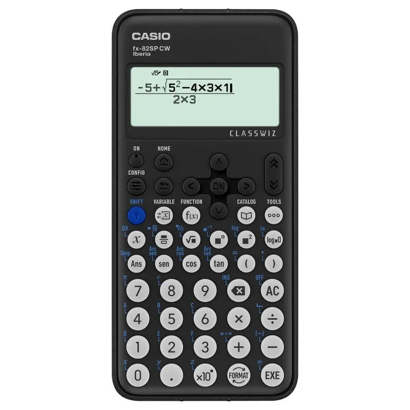 Calcolatrice scientifica Casio ClassWiz FX-82 SP CW nera - immagine 1
