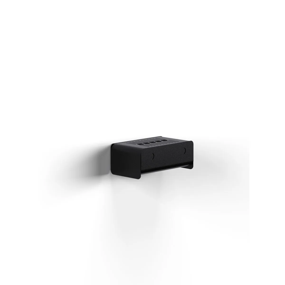 STIL CASA Posacenere a muro Mall; 5000 ml, 13.2x8.7x13.2 cm (LxHxP); nero; rettangolare - immagine 1