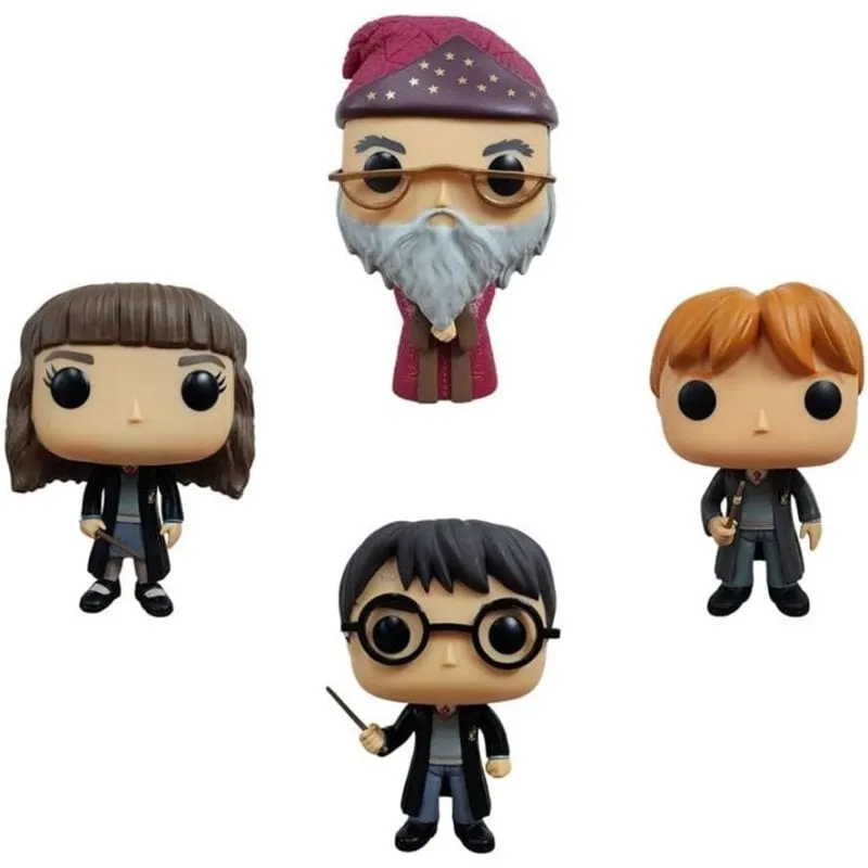 Funko Pop Harry Potter Pack 4 Harry Potter/Hermione Granger/Silente/Ron Weasley - immagine 1