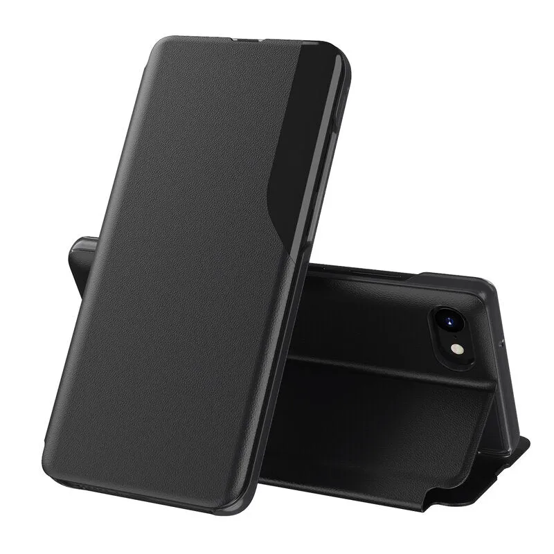 Custodia per Apple iPhone SE (2022) / SE (2020) / 8 / 7, Techsuit, eFold, Nera - immagine 1