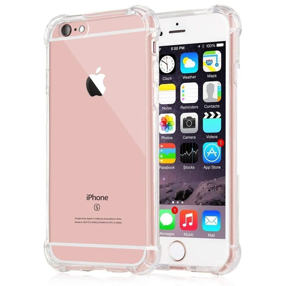 Custodia per Apple iPhone SE (2016) / 5 / 5s, Techsuit, Shockproof Clear, Trasparente - immagine 1