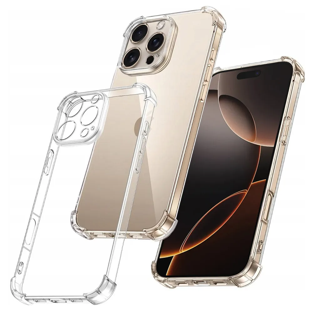 Custodia per Apple iPhone 16 Pro Max, Techsuit, Shockproof Clear, Trasparente - immagine 1