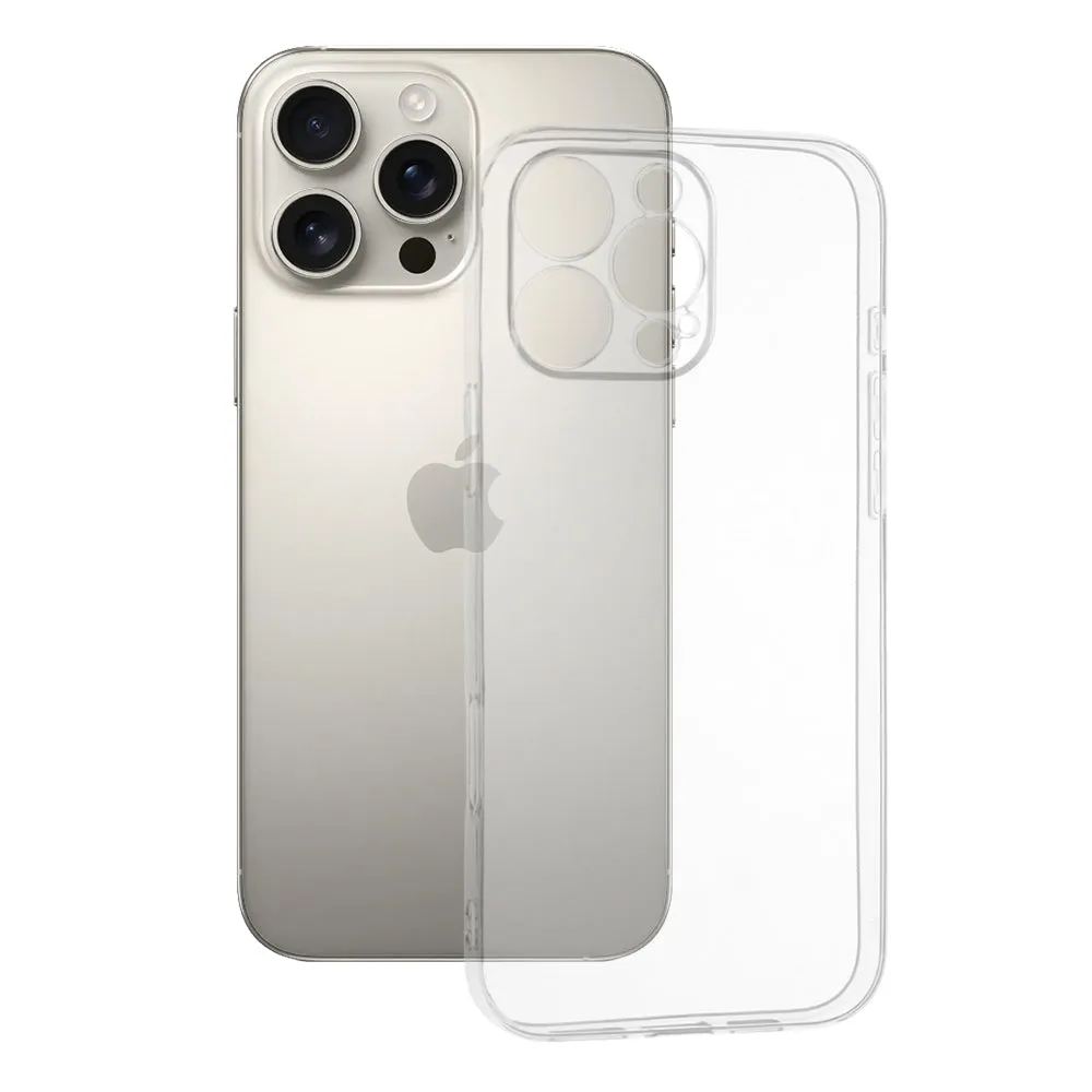 Custodia per Apple iPhone 16 Pro Max, Techsuit, Chiara, Trasparente - immagine 1
