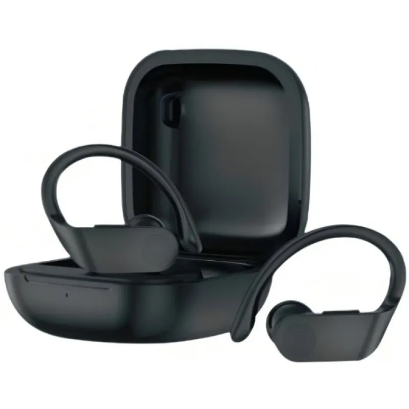 Daewoo TWS Sport DW2012 Cuffie sportive wireless con custodia di ricarica in nero - immagine 1