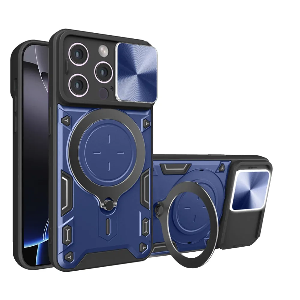 Custodia per Apple iPhone 16 Pro Max, Techsuit, CamGuard Pro, Blu - immagine 1