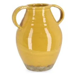 Vaso terracotta (28x22x31cm) anfora DARUMA Senape 0792316 - immagine 1