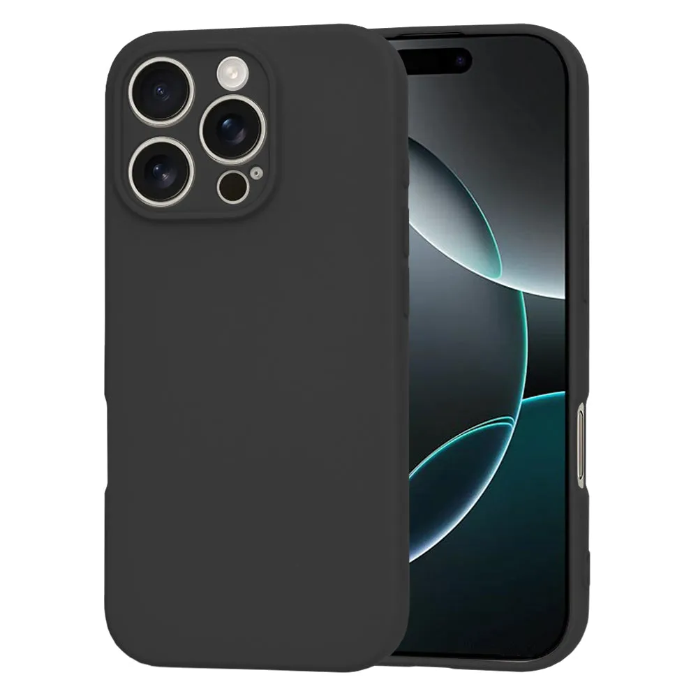 Custodia per Apple iPhone 16 Pro, Techsuit, SoftFlex, Nera - immagine 1