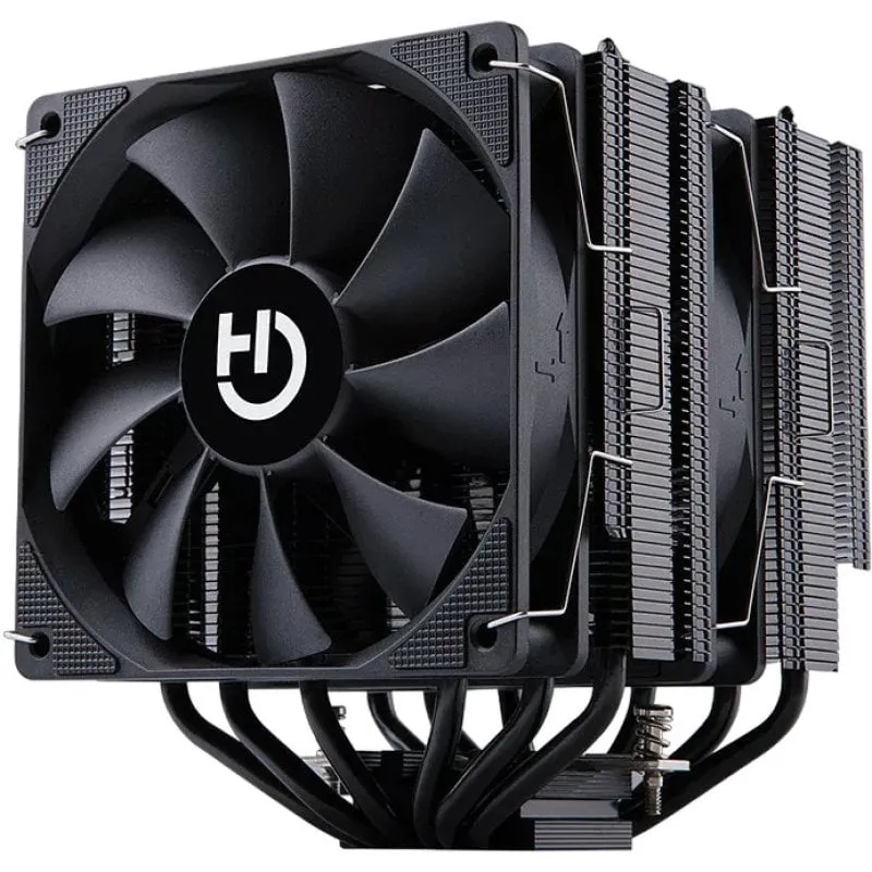 Hiditec C20 PRO Processore Raffreddatore d'aria 12 cm Nero - immagine 1