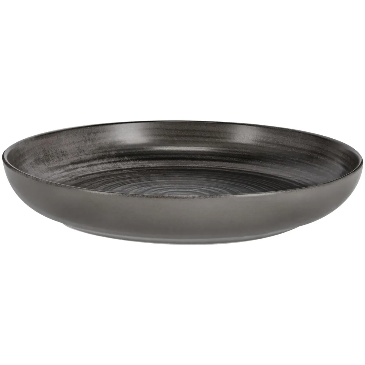 4x VEGA Piatto Etana fondo; 1200 ml, 26x4.5 cm (ØxH); grigio; rotonda; 4 pz. / Pacco - immagine 1