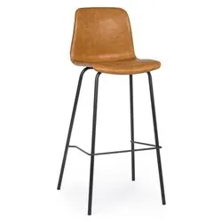 KYRA Sgabello Cuoio vintage - immagine 1