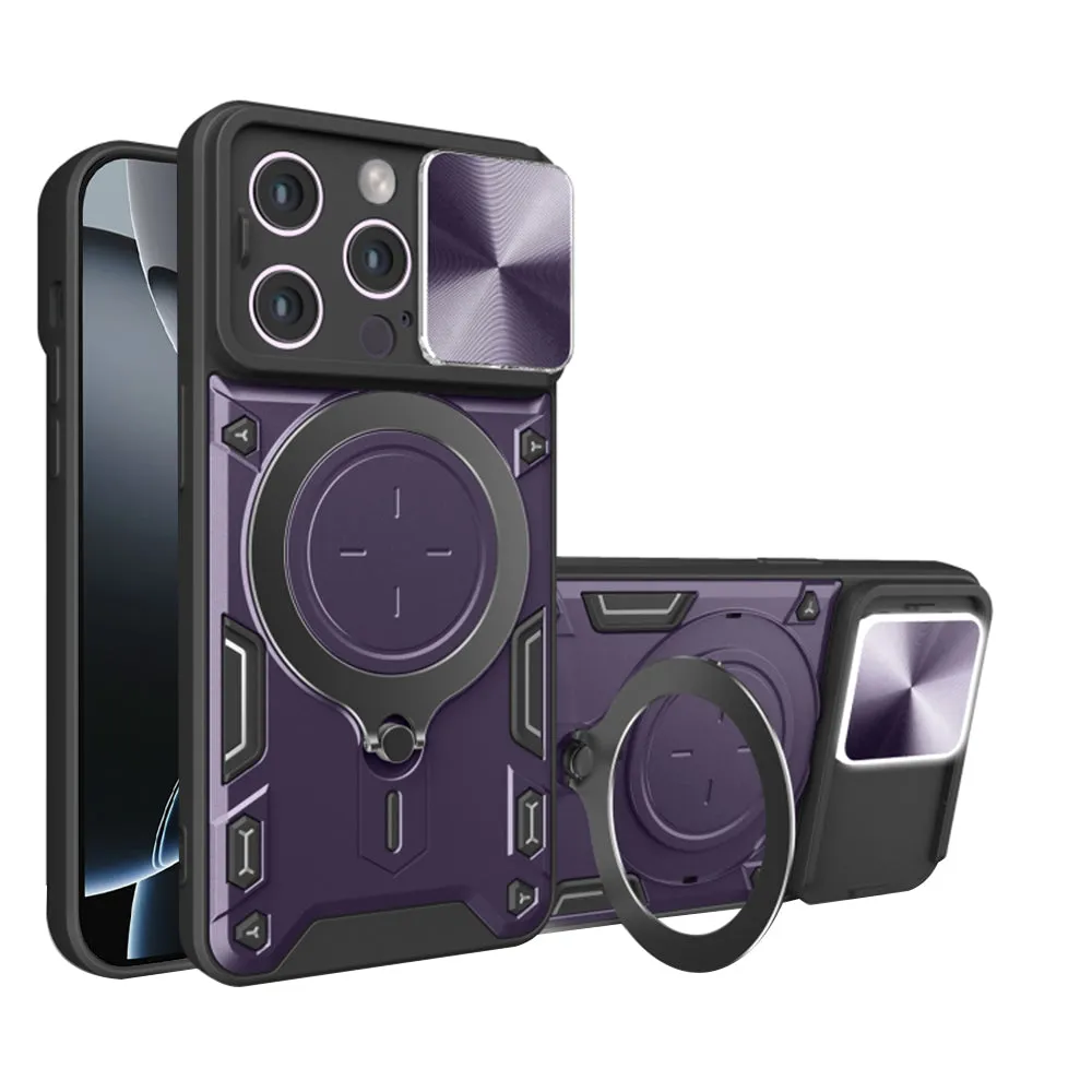 Custodia per Apple iPhone 16 Pro, Techsuit, CamGuard Pro, Viola - immagine 1