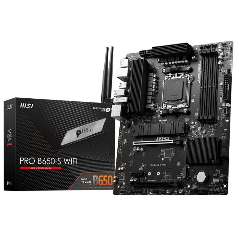 MSI PRO B650-S WIFI scheda madre AMD B650 Presa di corrente AM5 ATX - immagine 1