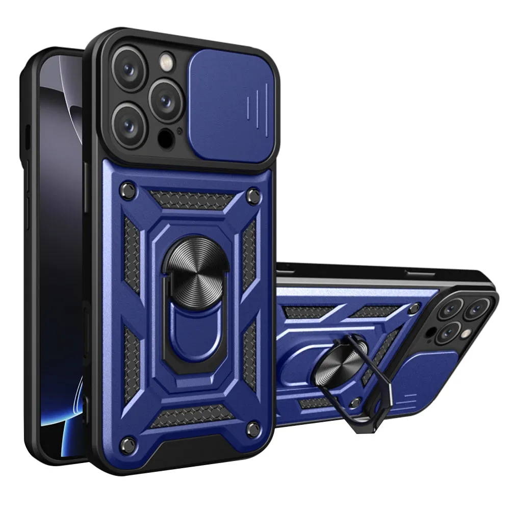 Custodia per Apple iPhone 16 Pro, Techsuit, CamShield, Blu - immagine 1