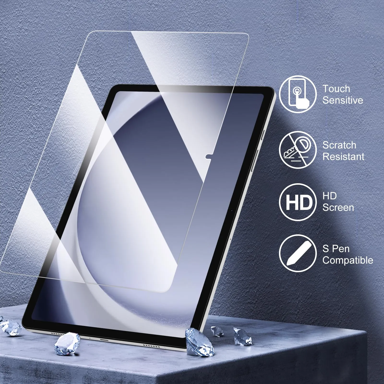 FINTIE Cover + Pellicola per Samsung Galaxy Tab A11+ / A9+ 11" (2025/2023) - immagine 6