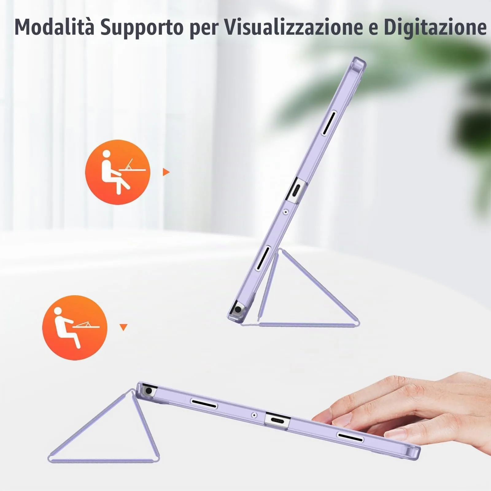 FINTIE Cover + Pellicola per Samsung Galaxy Tab A11+ / A9+ 11" (2025/2023) - immagine 5