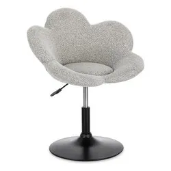 FLEUR Girevole Poltrona Nero e Beige - immagine 1