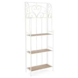 GUENDA Scaffale arredo Bianco (60x165hcm) - immagine 1
