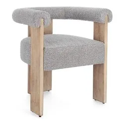 AGAPE Sedia Naturale e Grigio - immagine 1