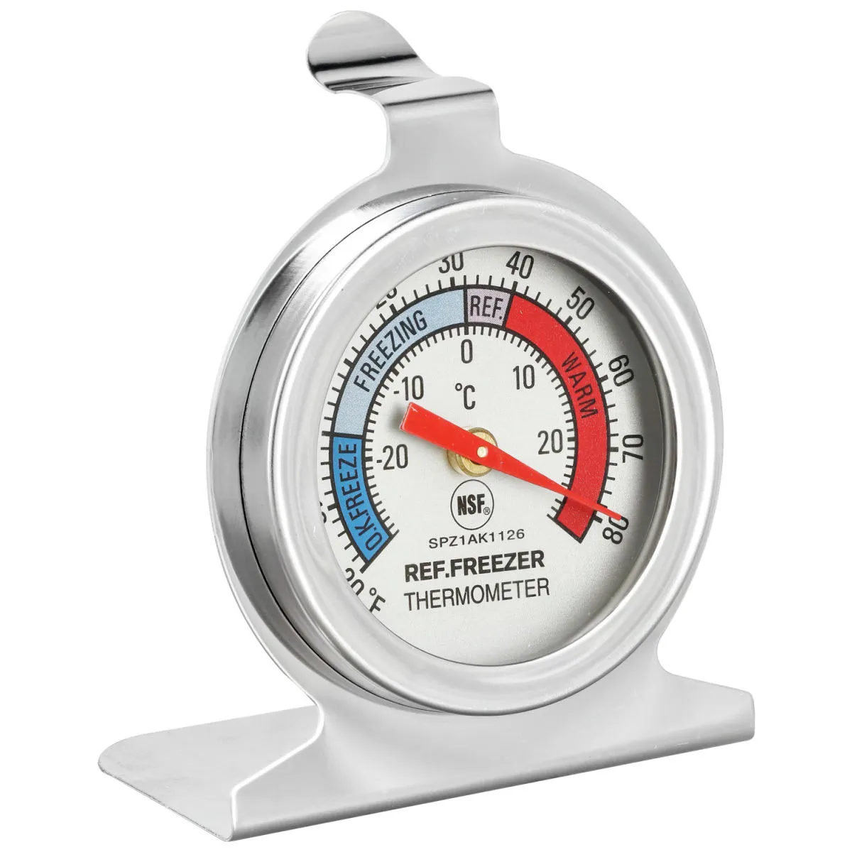 PULSIVA Termometro frigo HACCP; 6.1x3.5x7.25 cm (LxLxH); argento - immagine 1