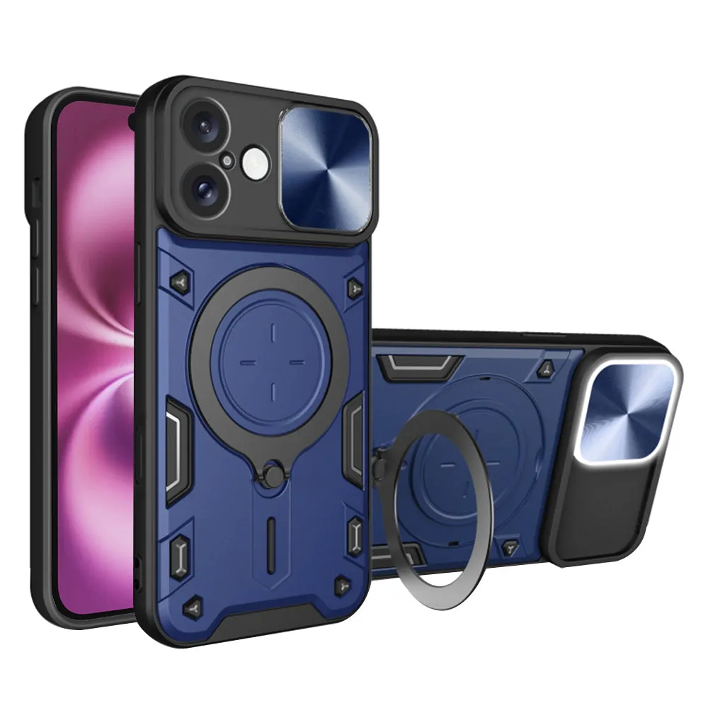 Custodia per Apple iPhone 16 Plus, Techsuit, CamGuard Pro, Blu - immagine 1