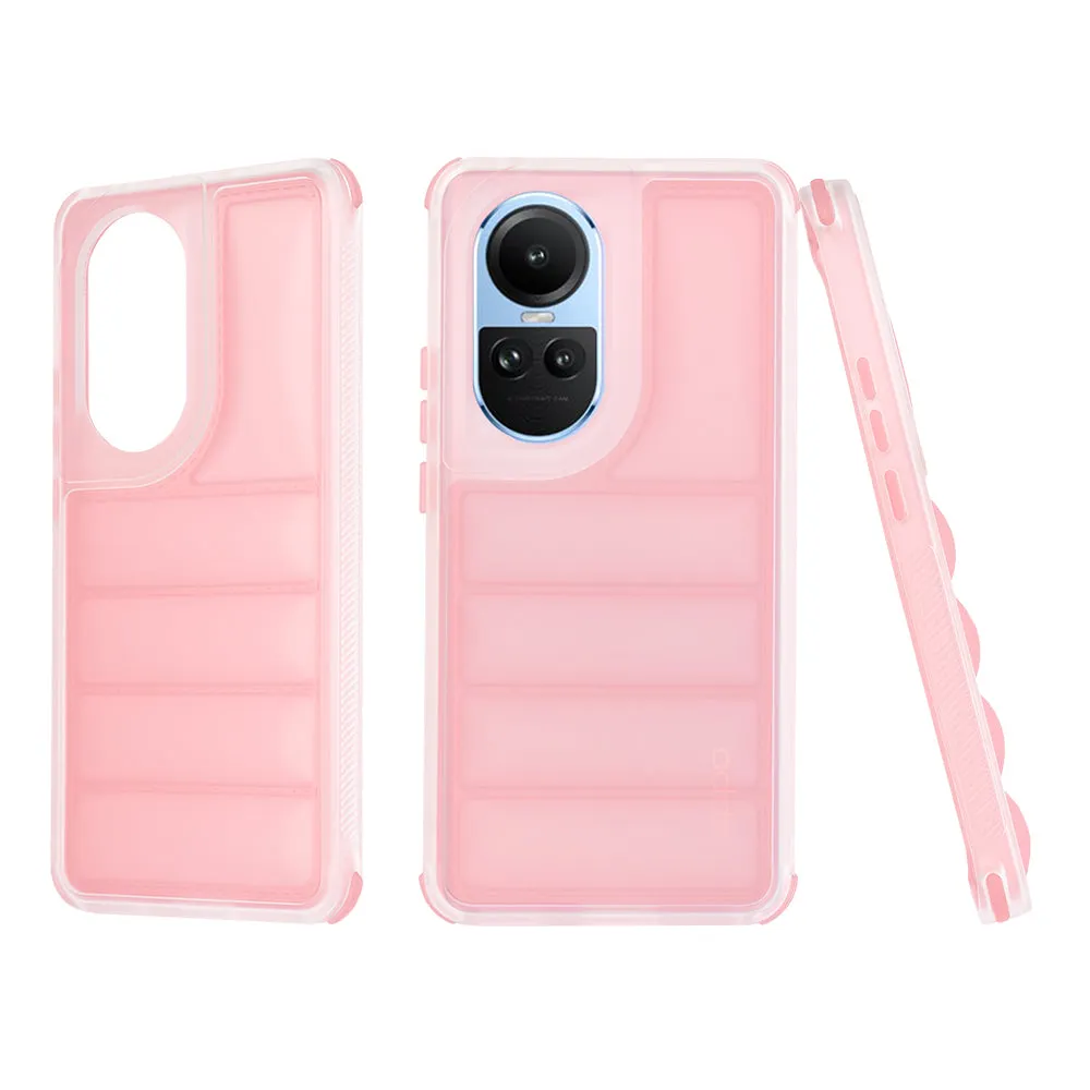 Custodia per Oppo Reno10 / Reno10 Pro, Techsuit, Wave Shield, Rosa - immagine 1