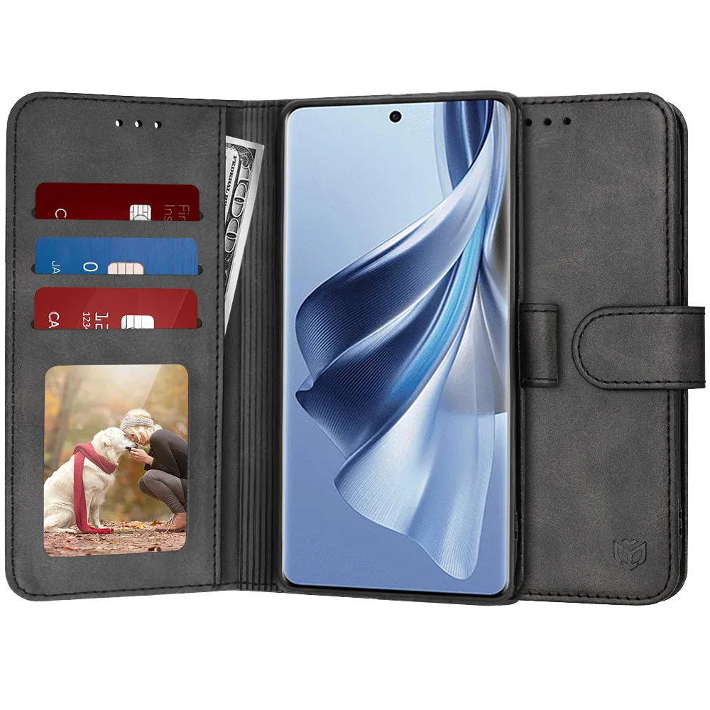 Custodia per Oppo Reno10 / Reno10 Pro, Techsuit, Diary Book, Nera - immagine 1