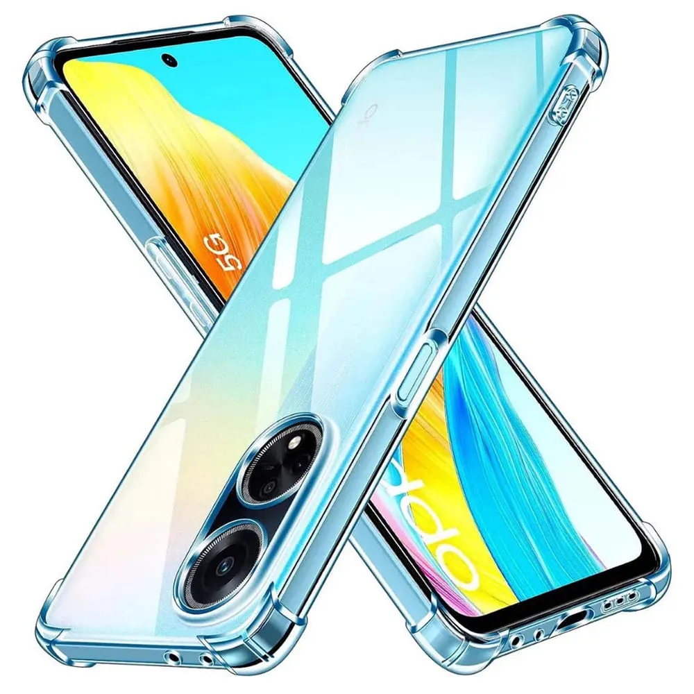 Custodia per Oppo A98, Techsuit, Shockproof Clear, Trasparente - immagine 1