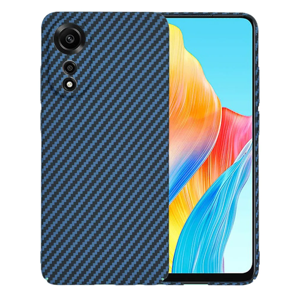 Custodia per Oppo A78 4G, Techsuit, Carbonite FiberShell, Turchese - immagine 1