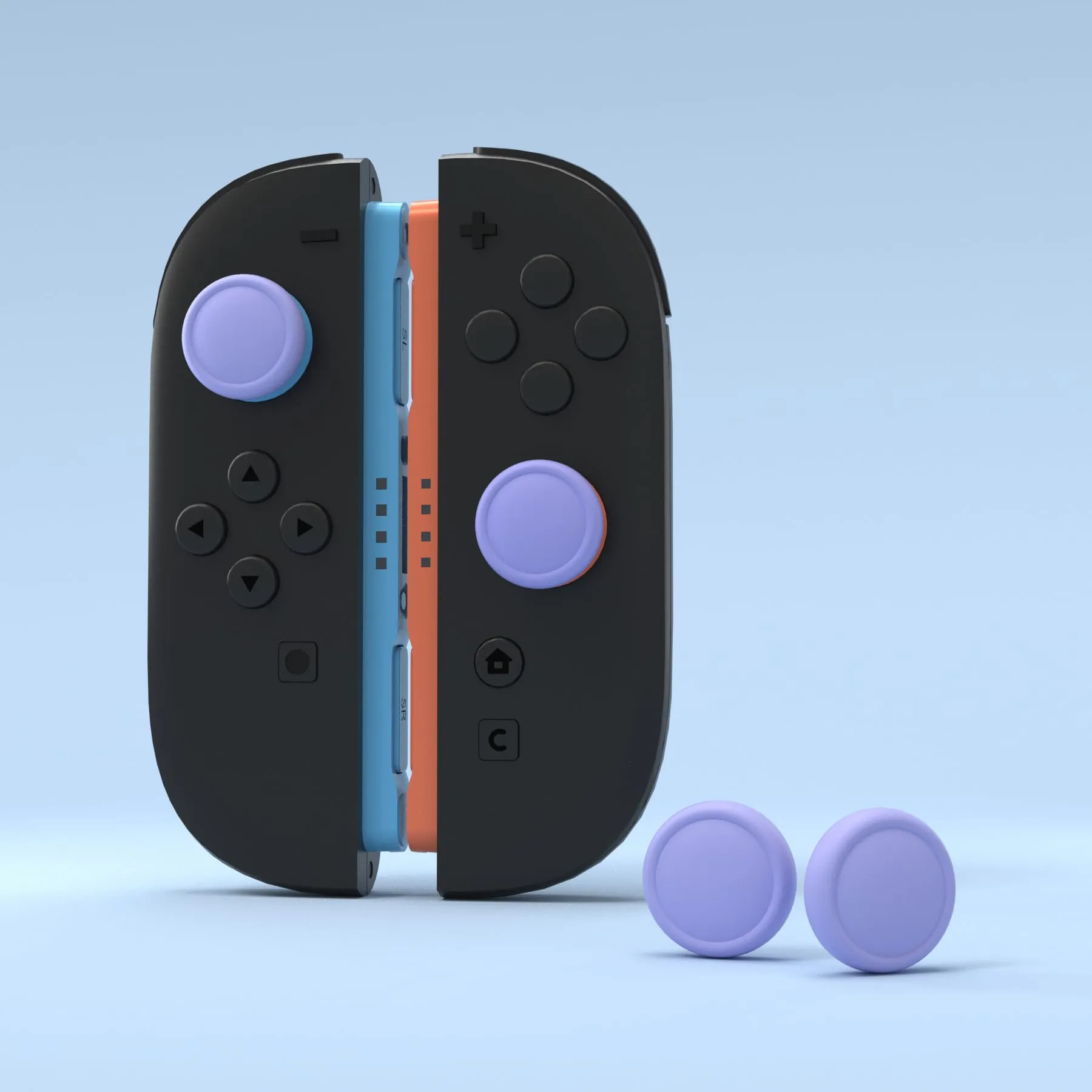 playvital Copri Levette Analogiche per Nintendo Switch 2, Lilla - immagine 2