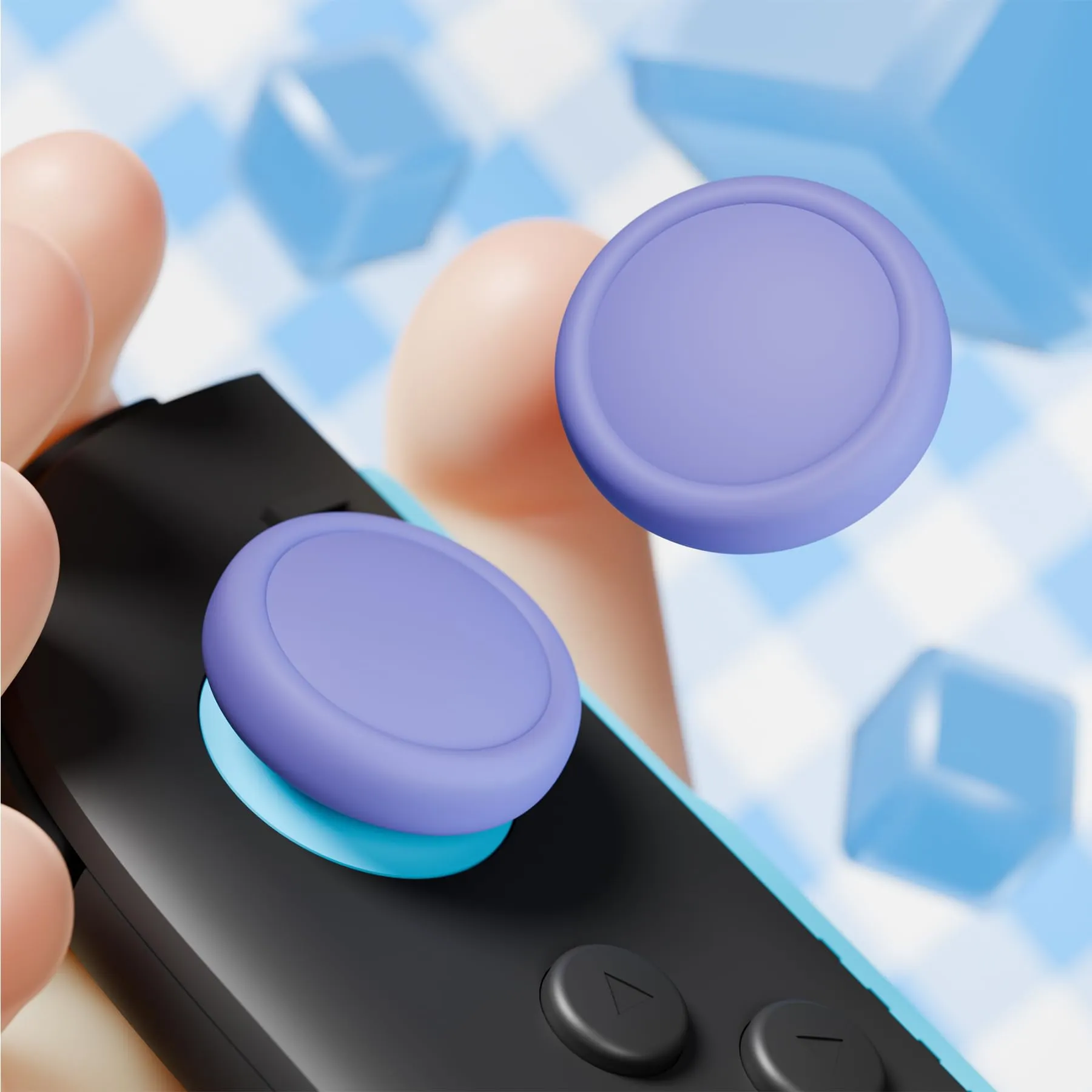 playvital Copri Levette Analogiche per Nintendo Switch 2, Lilla - immagine 5