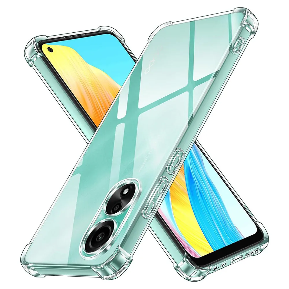 Custodia per Oppo A78 4G, Techsuit, Shockproof Clear, Trasparente - immagine 1