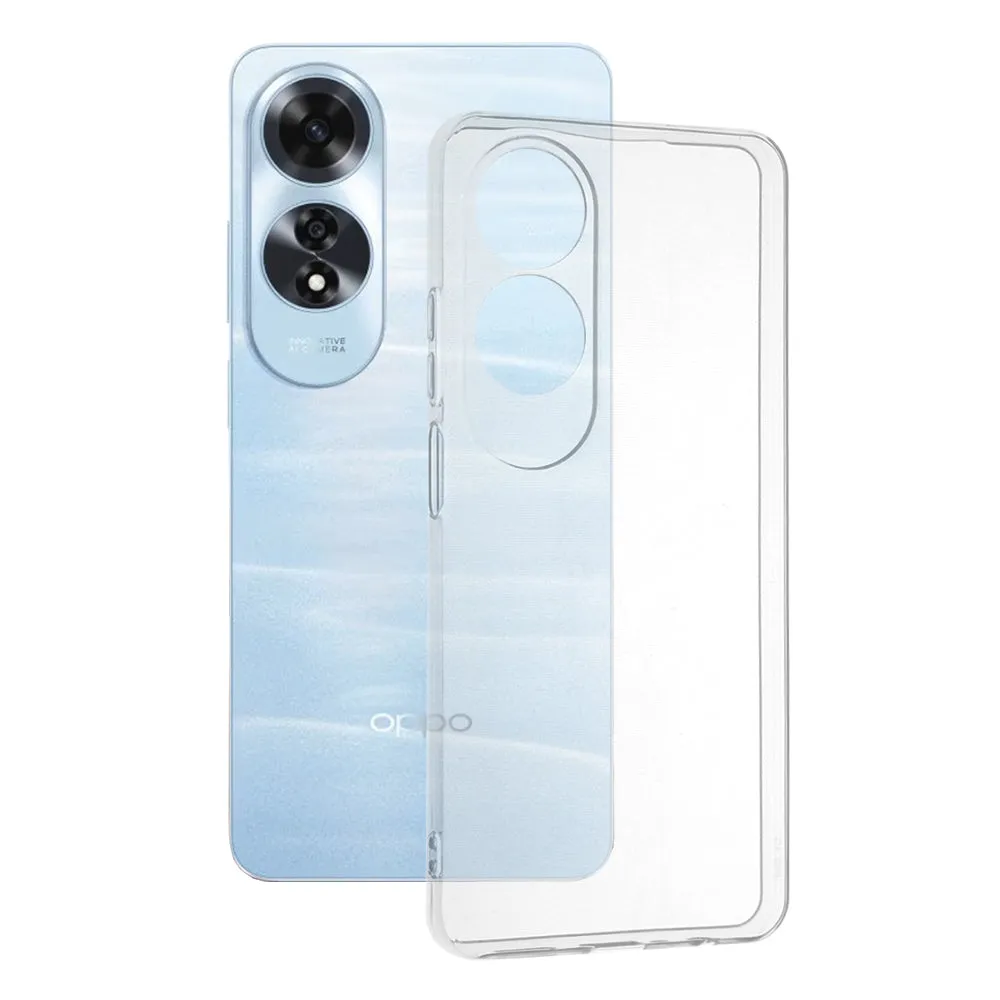 Custodia per Oppo A60, Techsuit, Chiara, Trasparente - immagine 1