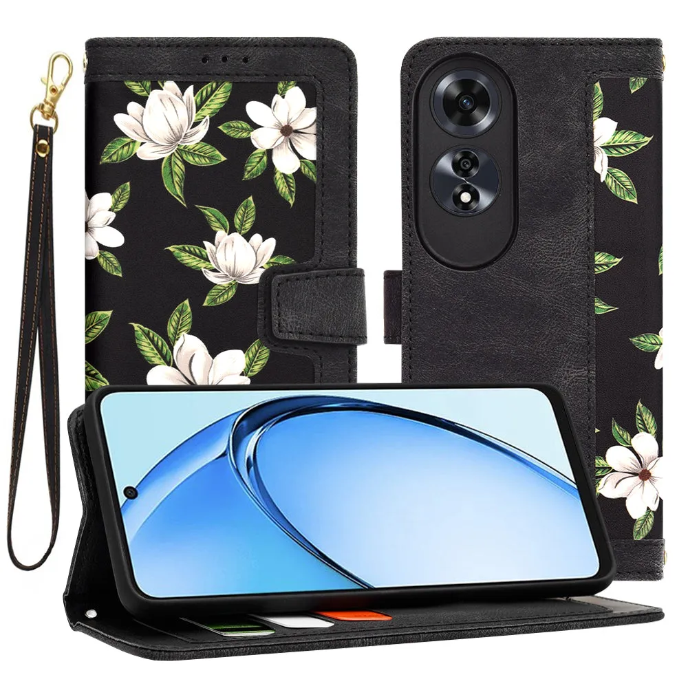 Custodia per Oppo A60, Techsuit, FlipCraft, Nera - immagine 1