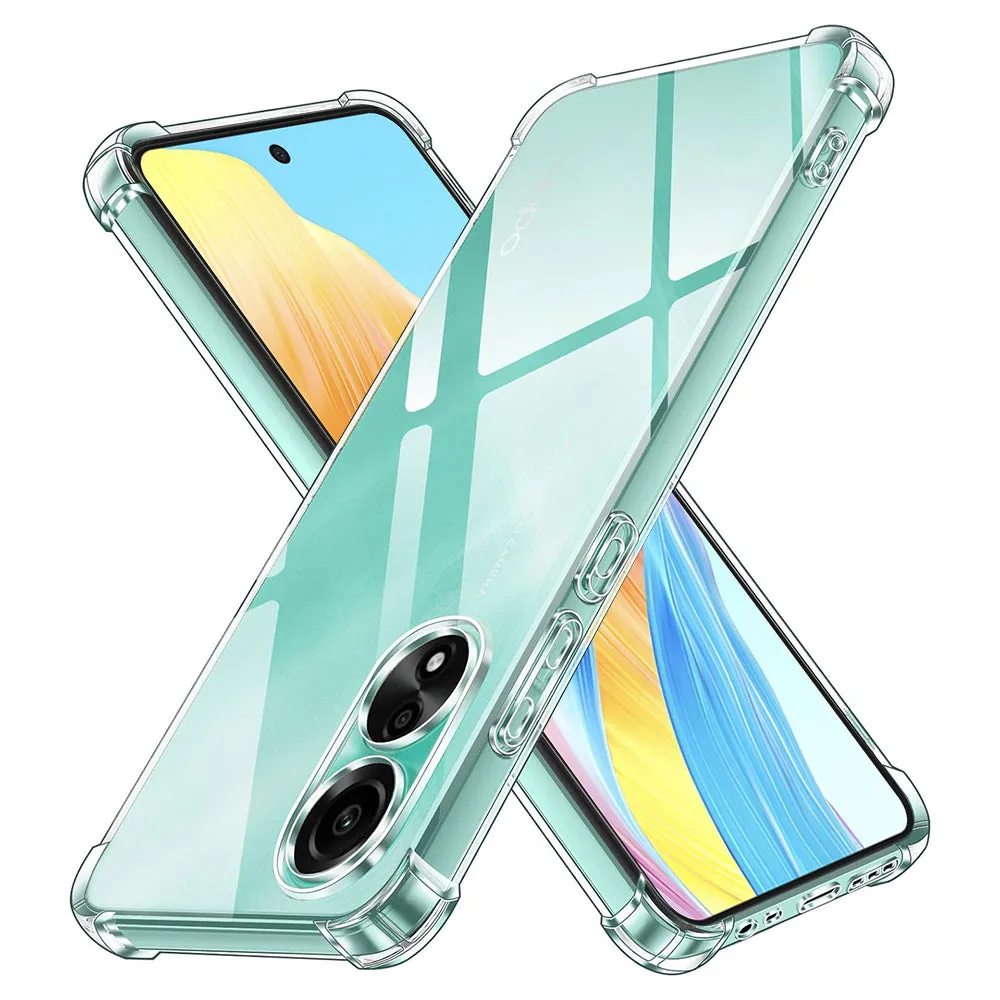 Custodia per Oppo A58 4G, Techsuit, Shockproof Clear, Trasparente - immagine 1