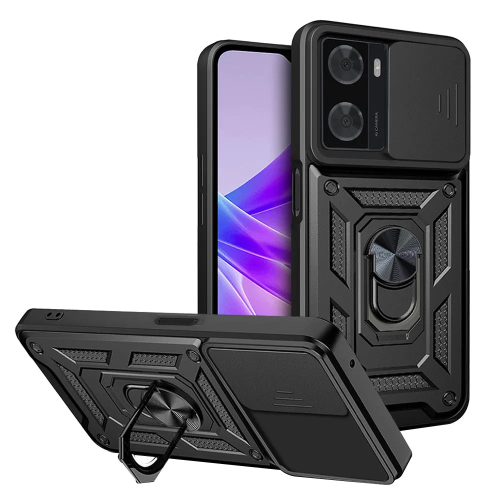 Custodia per Oppo A57 4G / A57s / Oneplus Nord N20 SE, Techsuit, CamShield, Nera - immagine 1