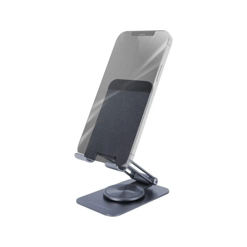 Supporto smartphone Mars Gaming MA-RSS alluminio pieghevole 360° grigio scuro - immagine 1