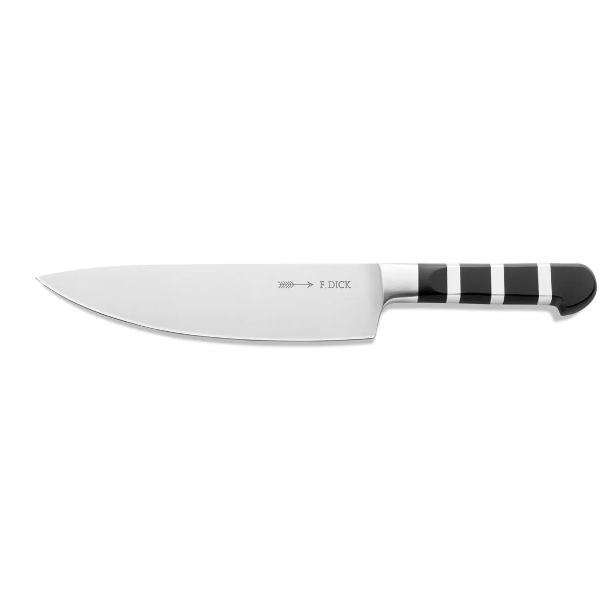 F. Dick Coltello da cuoco 1905 21 cm; lunghezza lama 21 cm, 35 cm (L); argento/nero - immagine 1
