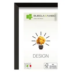 Cornice legno (35x50cm) DESIGN OLINDA Nero 7105 14 16 - immagine 1