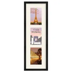 Portafoto multi (17x56cm) 3 foto Nero 6340C 09011756 - immagine 1