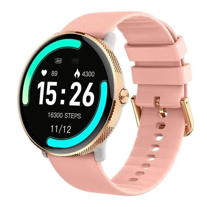 Cool Forever Bluetooth 44mm AMOLED Rosa Resistenza Acqua IP67 SpO2 Cardiofrequenzimetro - immagine 1